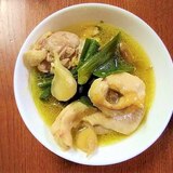 ●簡単♪鶏肉にんにく長ねぎで激旨★西のまるごと鍋●